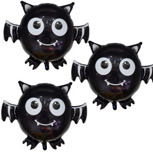 Hadckja Bat Balloons Cute Bat Halloween Balloons Bat Foil Balloons For Batthemed Party Supplies Decorations Halloween Party Dec