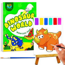 Junqiu Water Color Paint Sets For Kids Paint With Water Books For Kids Ages 48 Pocket Watercolor Painting Book Arts And Craf