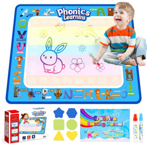 Toddler Toys For 2 3 4 5 Year Old Kids Boys Girls Water Doodle Mat For Toddlers 25 Preschool Educational Learning Toys Hallowe