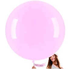 Partywoo Purplish Pink Large Balloons 4 Pcs 36 Inch Balloons Pastel Purplish Pink Big Balloons Purplish Pink Giant Balloons