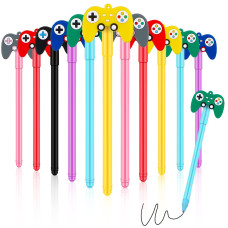 Tinlade 48 Pcs Video Game Pens Gamer Party Favors Themed Gaming Birthday Party Favor Gift Pen Controller Ink Kids Pens For Boys