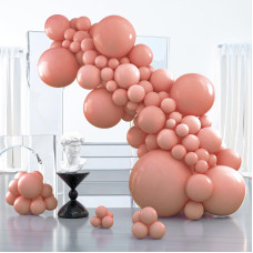 Partywoo Blush Pink Balloons 127 Pcs Boho Pink Balloons Different Sizes Pack Of 36 Inch 18 Inch 12 Inch 10 Inch 5 Inch Salmon P