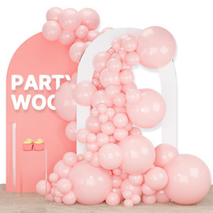 Partywoo Pastel Orange Balloons 140 Pcs Pale Orange Balloons Different Sizes Pack Of 18 Inch 12 Inch 10 Inch 5 Inch Light Orang