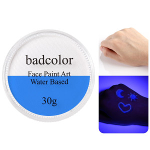 Invisible Clear Neon Face Body Paint30G1Oz Water Activated Uv Blacklight Reactive Facepaint Fluorescent Washable Face Body