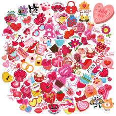 Ohome Valentines Stickers 180 Pcs Valentines Day Stickers For Kids Classroom School Vinyl Heart Stickers Valentines Crafts