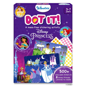 Skillmatics Art Activity Dot It Disney Princess No Mess Sticker Art For Kids Craft Kits Diy Activity Scrapbooking Gifts F