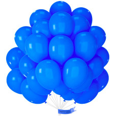 Partywoo Royal Blue Balloons 50 Pcs 12 Inch Dark Blue Balloons Blue Balloons For Balloon Garland Or Balloon Arch As Party Deco