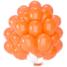 Partywoo Pearl Orange Balloons 50 Pcs 12 Inch Orange Balloons Orange Balloons For Balloon Garland Or Balloon Arch As Party Dec