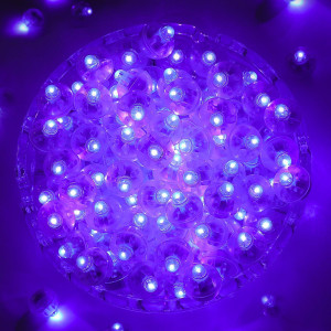 Zgwj Led Lights 100Pcs Mini For Party Decorations Light Up Balloons Paper Lanterns Easter Eggs Birthday Wedding Halloween