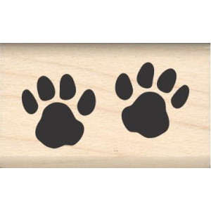 Stamps By Impression Paws Rubber Stamp 05 X 1