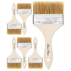 Bates Chip Paint Brushes 4 Inch 6 Pack Chip Brush Brushes For Painting Paint Brushes Stain Brushes For Wood Natural Bris