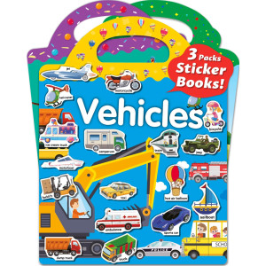 Walenced Reusable Sticker Book For Toddlers 24 Years 3 Sets Stickers For Kids Toddler Sticker Book Ages 13 111 Pcs Toddler