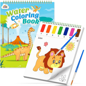 Zmlm Paint With Water Coloring Books For Toddlers Mess Free Painting Activity For Kids Arts Crafts Gift Toy For Boy Girl A