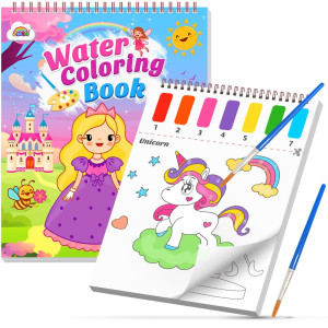 Zmlm Paint With Water Coloring Books For Toddlers Mess Free Painting Activity For Kids Arts Crafts Gift Toy For Boy Girl A