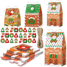 Woanger 24 Empty Advent Calendar Boxes To Fill Christmas Advent Calendar 24 Days Advent Countdown Gift Boxes Christmas Gingerbr