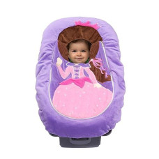 Car Seat Cuties, Baby Car Seat Cover, Stretchy Universal Fit Infant Car Seat Carrier?Cover for Baby Boys and Girls, Soft & Warm Baby Blanket Style?Car Seat?Cover, Infant Costume (Princess)