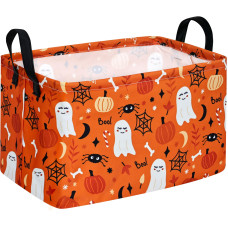 Duyiy Pumpkin Ghost Halloween Party Basketcollapsible Gift Storage Basketcute Toy Storage Basket For Kidsclothes Storage Box