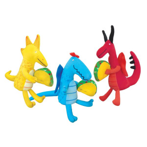 Merrymakers Dragons Love Tacos Mini Doll Set Set Of 3 45 To 55Inches Each