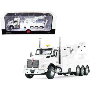 Kenworth T880 with century Model 1060 Rotator Wrecker Tow Truck White 150 Diecast Model by First gear