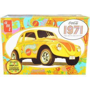 Skill 3 Model Kit Volkswagen Superbug gasser coca-cola 1971 The Unity collection 125 Scale Model by AMT
