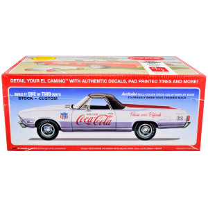Skill 3 Model Kit 1968 chevrolet El camino SS and Soap Box Derby Racing car 2 in 1 Kit coca-cola 125 Scale Model car by AMT