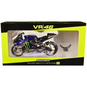 Yamaha YZR-M1 46 Valentino Rossi Monster Energy MotogP (2020) Limited Edition to 1624 pieces Worldwide 112 Diecast Model Motorcycle by Minichamps