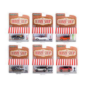 The Hobby Shop Set of 6 pieces Series 14 164 Diecast Model cars by greenlight