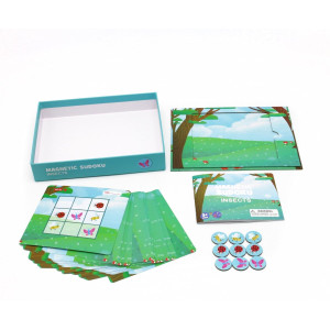 Magnetic Insects Themed Sudoku Play Boards Set