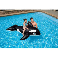 Intex Whale Inflatable Pool Ride-On, 76 X 47, for Ages 3+