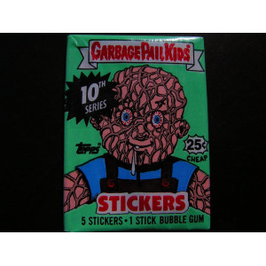 Topps Series 10 Garbage Pail Kids Trading Cards Unopened Wax Pack