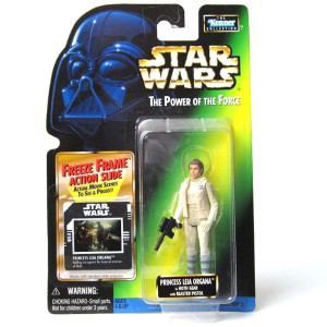 Star Wars Power Of The Force Freeze Frame Princess Leia Organa In Hoth Gear Action Figure