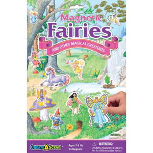 Createascene Fairies Magnetic Playset Portable Messfree Magnet Activities Creative Fun For Ages 3