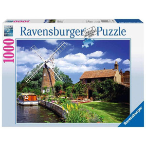 Ravensburger Windmill Country 1000 Piece Jigsaw Puzzle For Adults Every Piece Is Unique Softclick Technology Means Pieces Fit