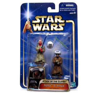 Star Wars 84970 Ashla Jempa Jedi Padawans Action Figure Attack Of The Clones