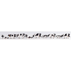 Noch 36721 Cows Blackwhite 9 N Scale Figures