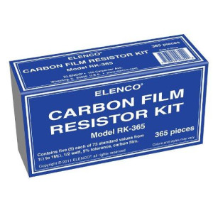 Elenco 365 Piece Resistor Kit Rk365