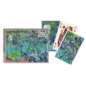 Piatnik Van Gogh Set Of Playing Cards Irises 1889