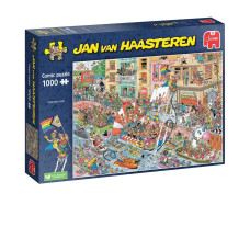 Jan Van Haasteren Championship Football 1000 Piece Jigsaw Puzzle By Jumbo Games