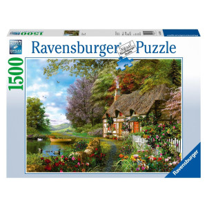 Ravensburger Country Cottage 1500 Piece Jigsaw Puzzle For Adults Softclick Technology Means Pieces Fit Together Perfectly Gre