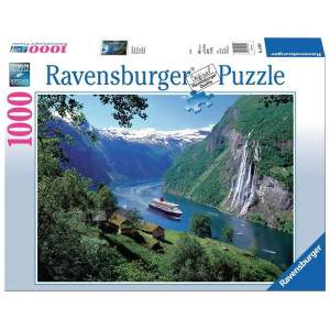 Ravensburger Norwegian Fjord 1000 Piece Jigsaw Puzzle For Adults Every Piece Is Unique Softclick Technology Means Pieces Fi