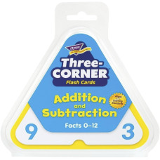 Trend Enterprises Threecorner Addition And Subtraction Flash Cards Interactive Selfchecking Cards Exciting Way For Everyone