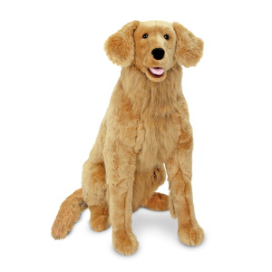 Melissa Doug Giant Golden Retriever Lifelike Stuffed Animal Dog Over 2 Feet Tall