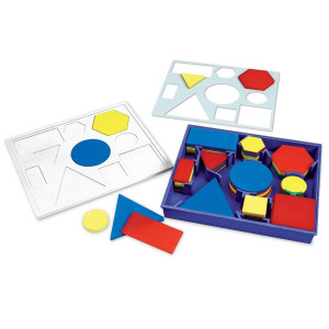 Learning Resources Giant Attribute Blocks In Sorting Tray