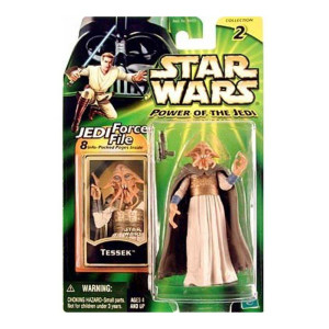 Star Wars Power Of The Jedi Tessek Action Figure 375 Inches