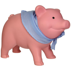 Schylling Pink Rubber Piggy Bank - 1 EA