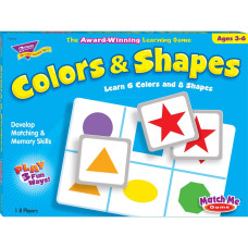 Trend T58103 Trend Colors And Shapes Match Me Game Ages 36