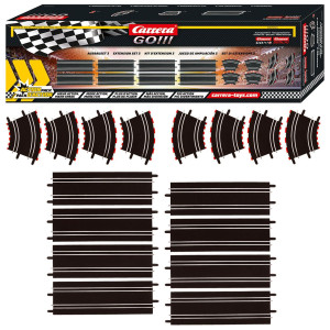 Carrera 61614 Go And Digital 143 Extension Set 3 Add On Parts Includes Straights Curves High Curves Medium