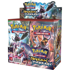 Pokemon Xy8 Break Through 4X Booster Packs 40 Additional Cards Trading Card Game English