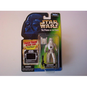 Star Wars Power Of The Force Freeze Frame Snowtrooper Action Figure