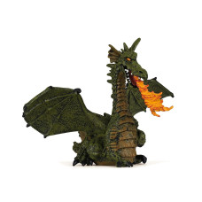 Winged Dragon With Fire Winged Blue Or Green Dragon Colors May Vary